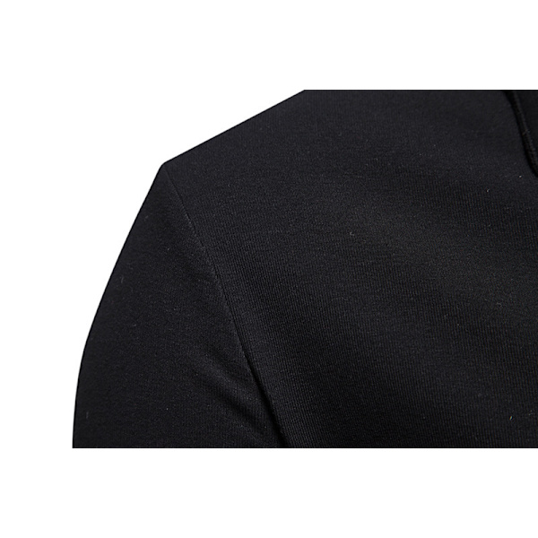 Miesten pitkähihainen ruudullinen laikuttuva rento paita Black XL