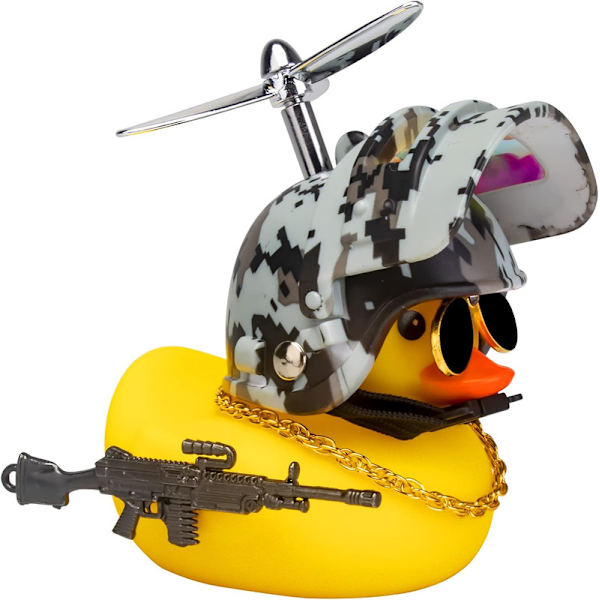 Gummi Anka Bilprydnader Cool Anka Bil Instrumentbräda Dekorationer Camouflage