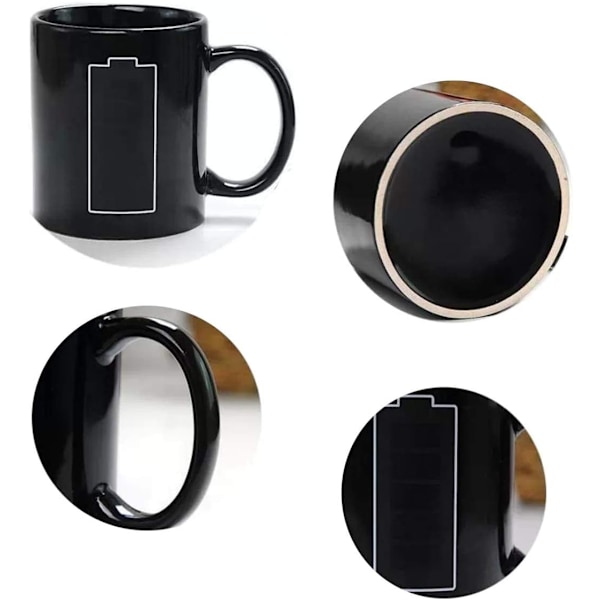 Värmekänslig Mugg - Cool Kaffe & Te Magisk Färgförändrande Kopp 301-400ML