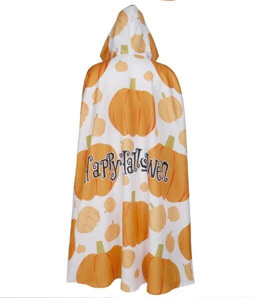 Unisex Halloween Trykt Kappe Hexe Kappe White
