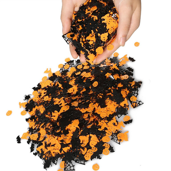 Halloween Confetti Ghost Pumpkin Bat Witch Spider 100g