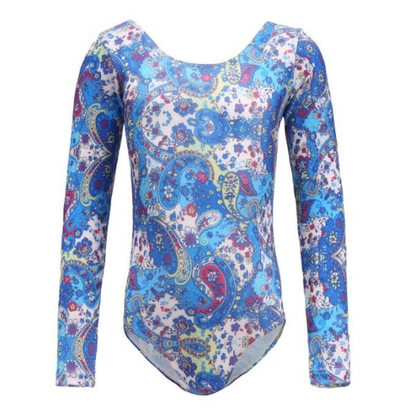 Tjejer Leotards One-Piece Färgglada Danskläder blue 140cm