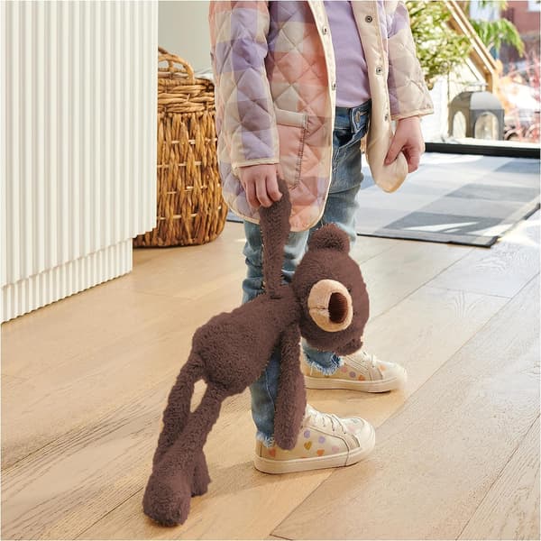 Fuzzy Teddy Bear, Premium Fyldt Dyr Dark brown