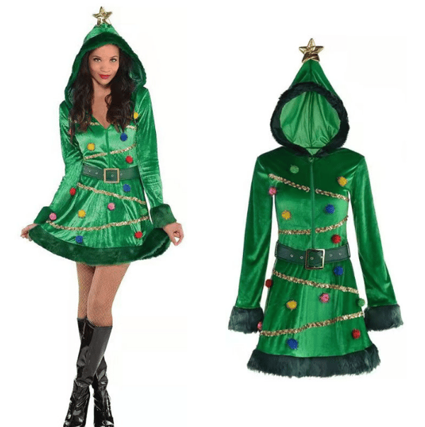 Halloween kostym Julgransdräkt L