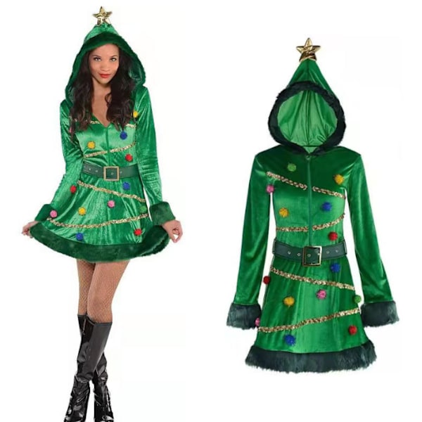 Halloween kostym Julgransdräkt M