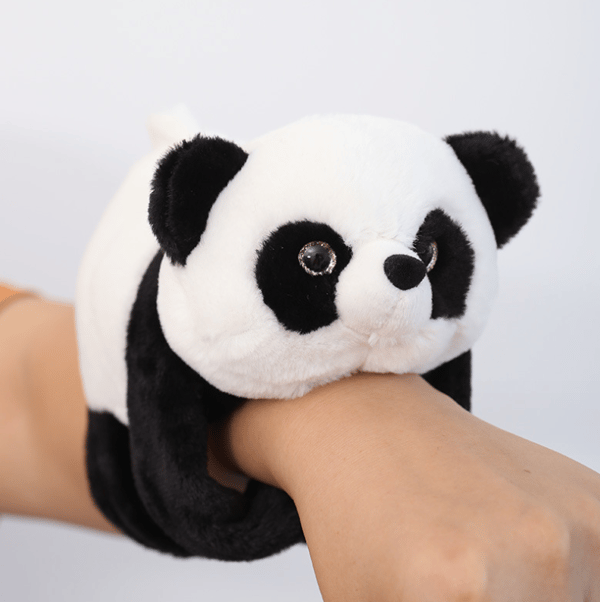 4 stk. Fyllte Panda Dyre-Slaps