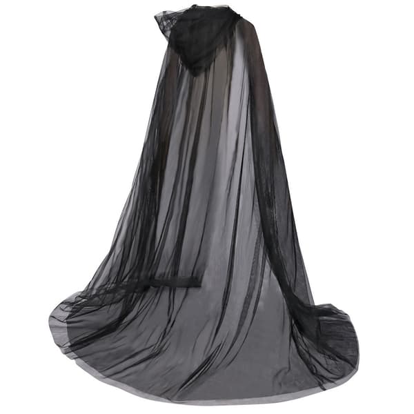 59 Inch Ghost Costume Hooded Cape Red
