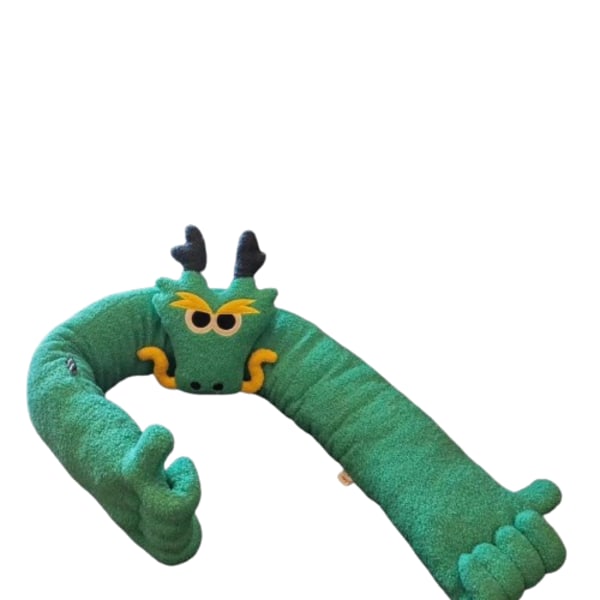 Drakyår Maskot Plyschkudde, Perfekt för Säng, Soffa och Lek