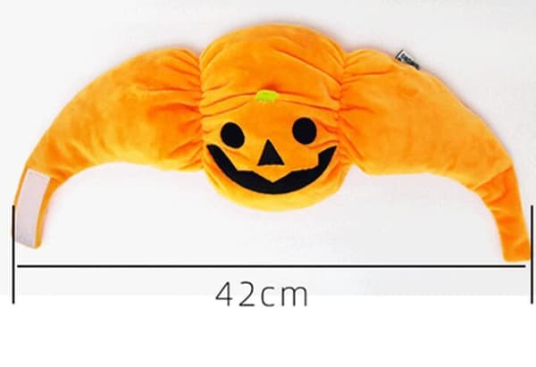 Halloween Spooky Hat til Katte og Små Hunde Yellow Devil 42CM