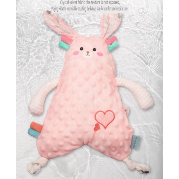 Baby Sikkerhetsteppe Myk Pluss Stuffet Dyr Leke rabbit