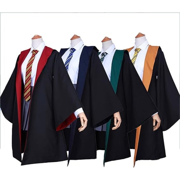 Magikerrock Kostym Halloween Trollkarl Häxor Cosplay Ravenclaw L