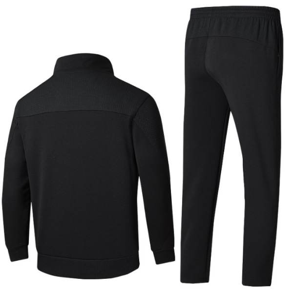 Träningsdräkt för män Athletic Sports Casual Sweatsuit black M