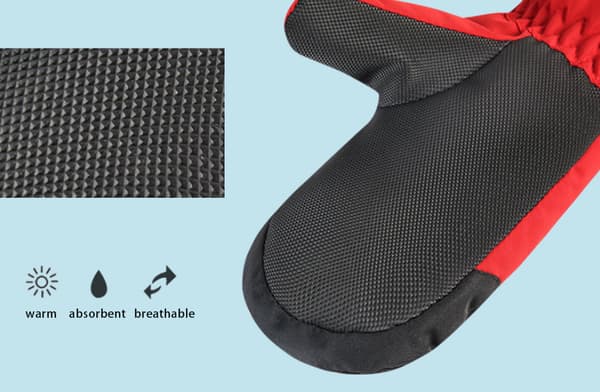 Barn Skidhandskar Vinter Kalla Väder Vindtäta Varma Snowboard Sport Vantar Beetle L
