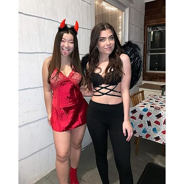 Änglavingar för Vuxna, Vita Änglavingar, Halloween, Jul Black