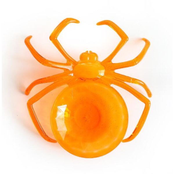 Halloween Spider Frukt Tallrik Bordsskiva Ornament Orange