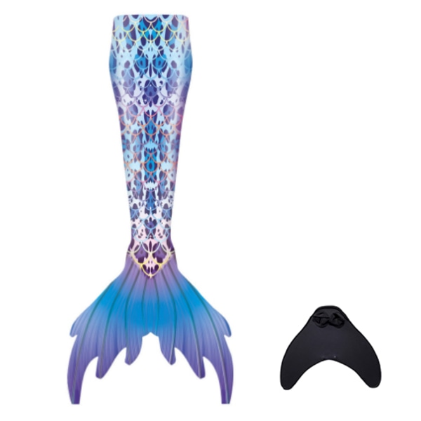 Baddräkt Mermaid Tails för simning purple 3XL