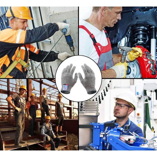 Kuttresistente arbeidshansker for kvinner og menn 26CM