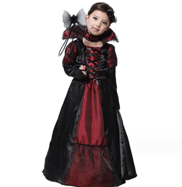 Halloween Kostymer Barn Vampyrklädsel S