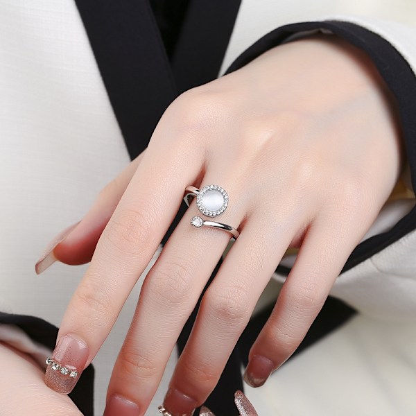Guld Angst Ring til kvinder, Fidget Ringe til Angst for Kvinder Style3