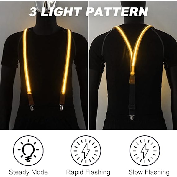 Lysende Seler LED Festartikler Yellow