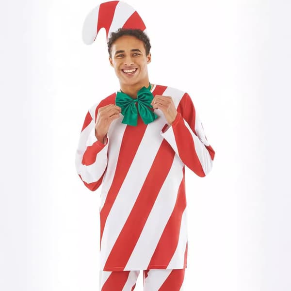 Candy Cane Aikuisten Asuste, Candy Cane Asuste Q1 XL