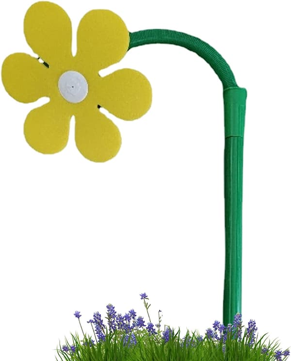 Crazy Daisy Sprinkler - Have Sprinkler til Græsplænen Yellow
