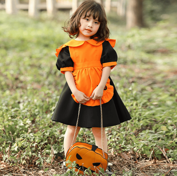 Halloween 2PC pumpa kostym för barn XL