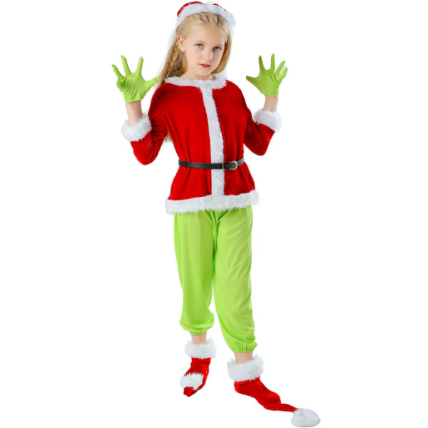 Kids Christmas Fancy Dress Kostym Set M