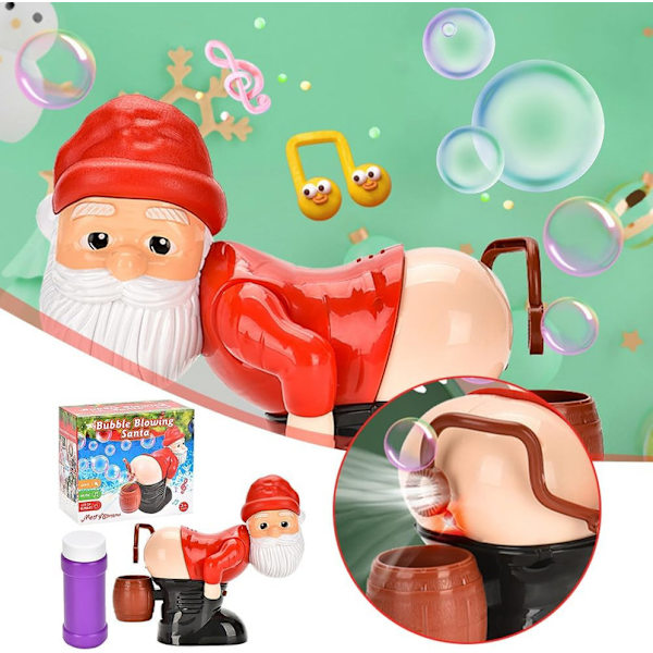 Jultomtar Bubbelmaskin, Bubbelblåsare Rolig Leksak Red