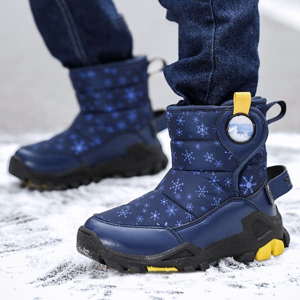 Vintersnöskor för pojkar och flickor dark blue 2