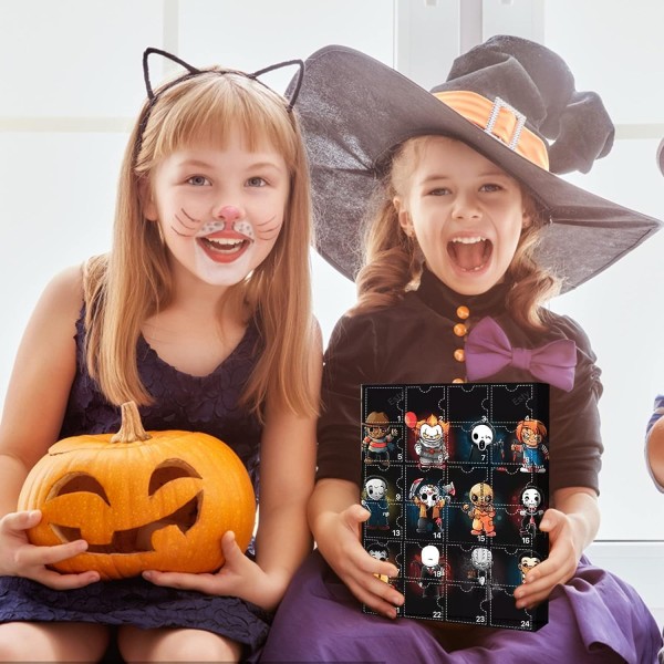 Halloween Leksaker Adventskalender 2023 Med 24 Halloween Leksaker Halloween Blind Box B