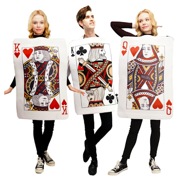 Hjerter Dame Kort Kostume Style3