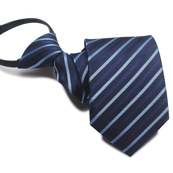 Klassisk Siden Slips för Män Vävd JACQUARD Halsdukar LD-1
