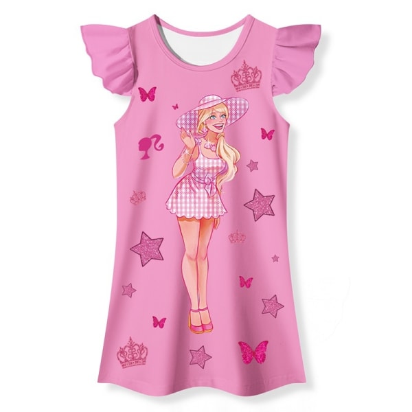 Barn Film Kostume Pink Kostume Cosplay Kjole Rose 3T