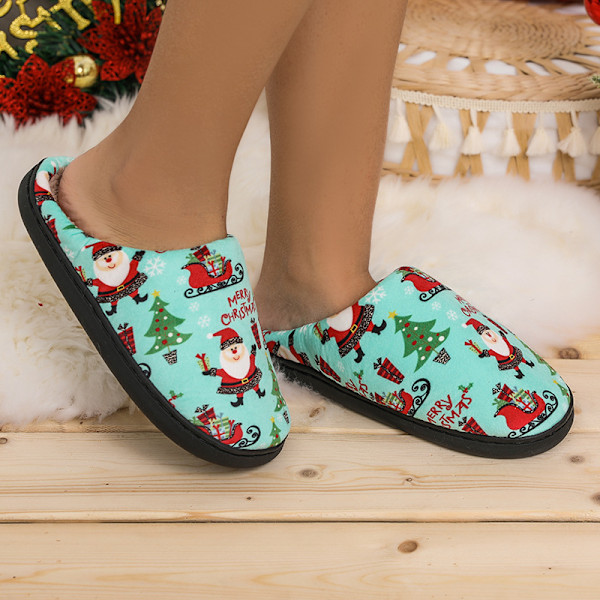 Neutral Fuzzy Cozy Jule-Tøfler Blue 10-41