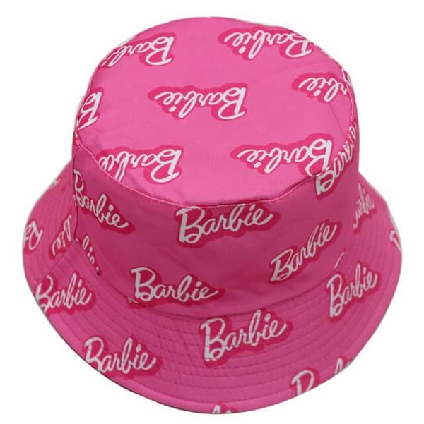 Pink Trykt Fiskerhat Solhat Style 2