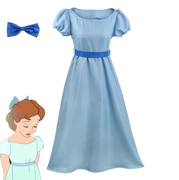Klänningar för kvinnor Cosplay Kläder med Bälte L