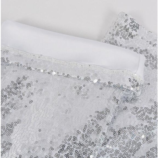 Barbie Cosplay Kläder för Kvinnor - Fullt Set för Vuxna Silver 2XL