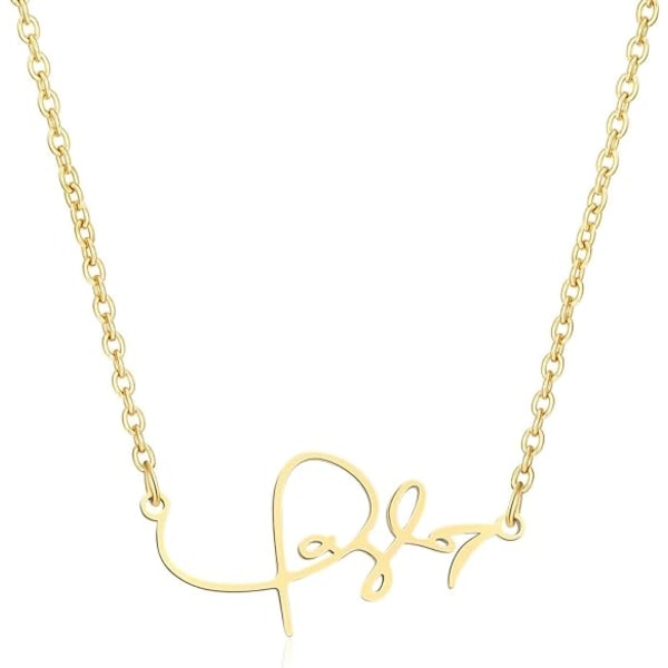 TS-inspirerat Halsband för Kvinnor SWIFTIE Gold Signature