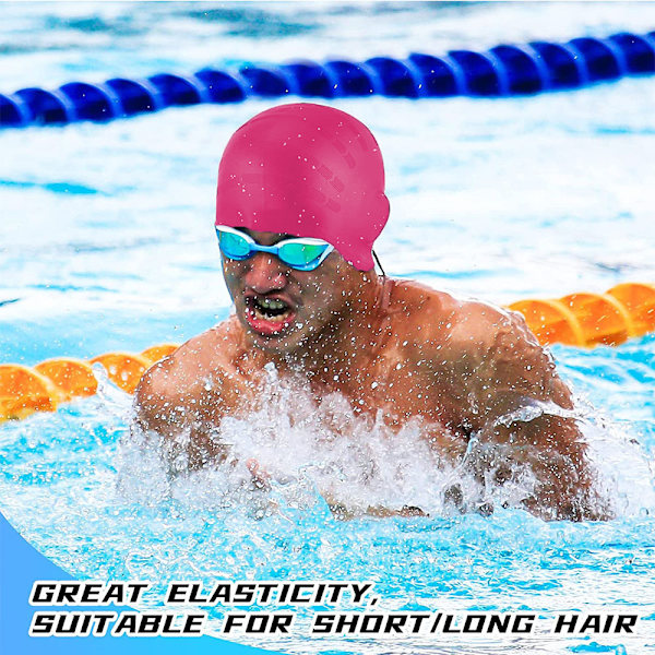 Badmössor Hörselskydd 3D Cap Pink