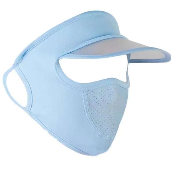 Sommar utomhus solskydd cap blue