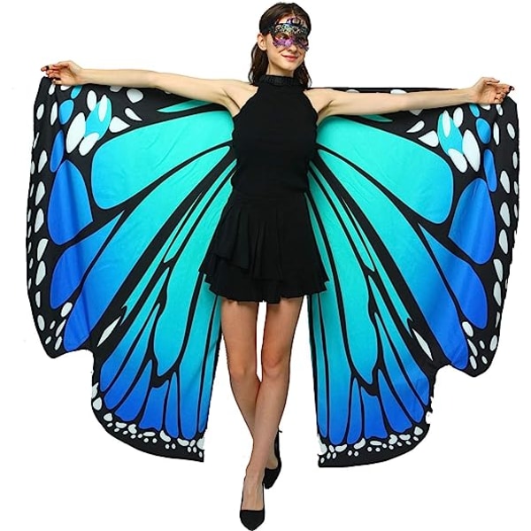 Dubbelsidig tryckta fjärilsvingar för kvinnor Style 1