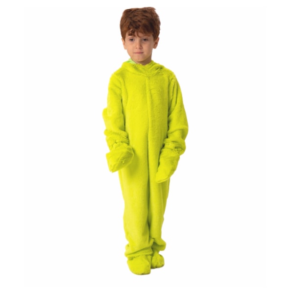 Julgrönt stort monster för barn kostym Cosplay Set XL