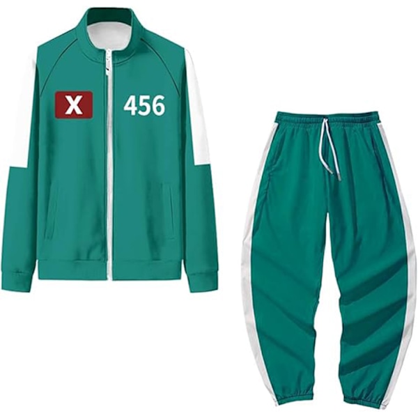 Vuxenbläckfiskspelet 456 Spelkostym No.456+Pants 4XL