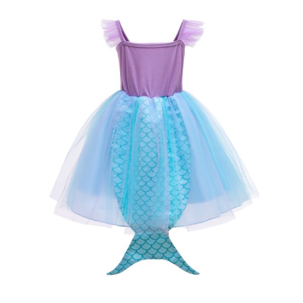 Liten flicka sjöjungfruklänning Princess kjol XL