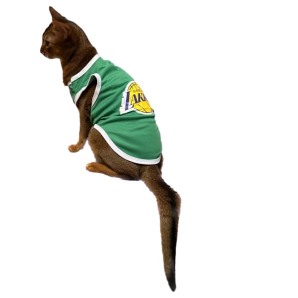 Hundkläder Basket Mesh Andningsbar T-shirt green M
