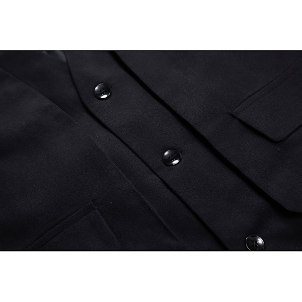 Herrar Formell Mode Väst Lagerad Väst Business Klänning Kostym Västar KHAKI XL