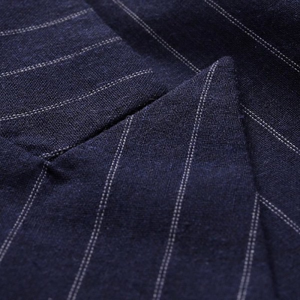 Herre Casual Blazer Jakke Ternet Navy Blue XL
