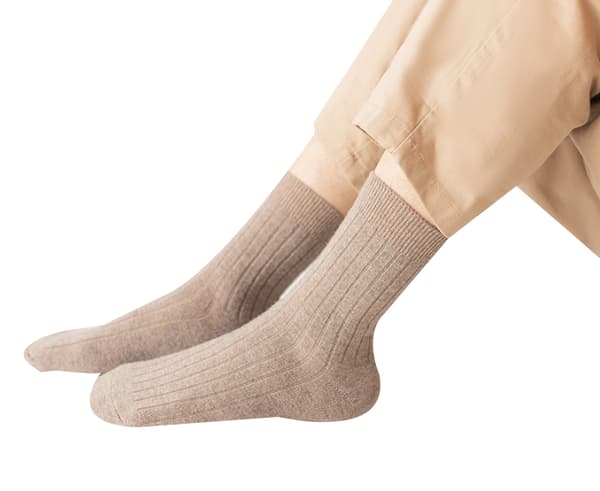Herr 5 Par Ullstrumpor Tjocka Varma Vinterstrumpor khaki