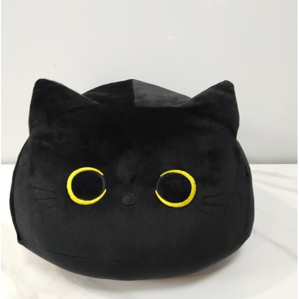 Svart Katt Plyschleksak Svart Katt Kudde 20*12*12CM
